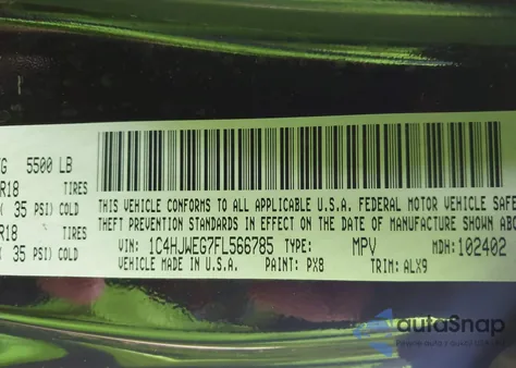 2015 Jeep Wrangler Unlimited Sahara из США, поврежденный, VIN 1C4HJWEG7FL566785